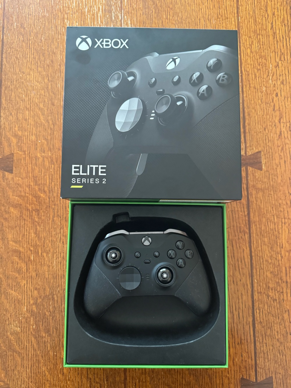 Black Xbox Elite Series 2 Wireless Controller: Untested/for parts or repair